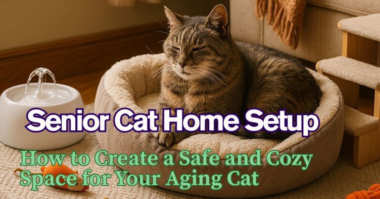Senior Cat Home Setup
