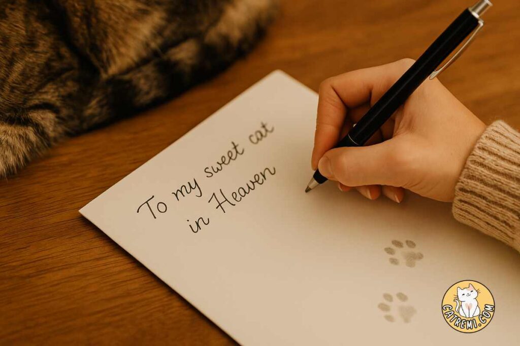 Write a Letter to Your Cat in Heaven